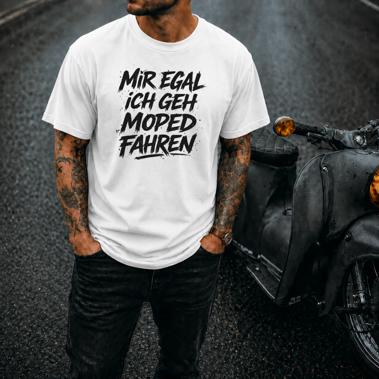 T-Shirt. Mir egal.