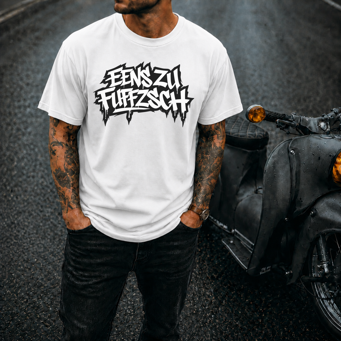 T-Shirt. Eenszufuffzsch.