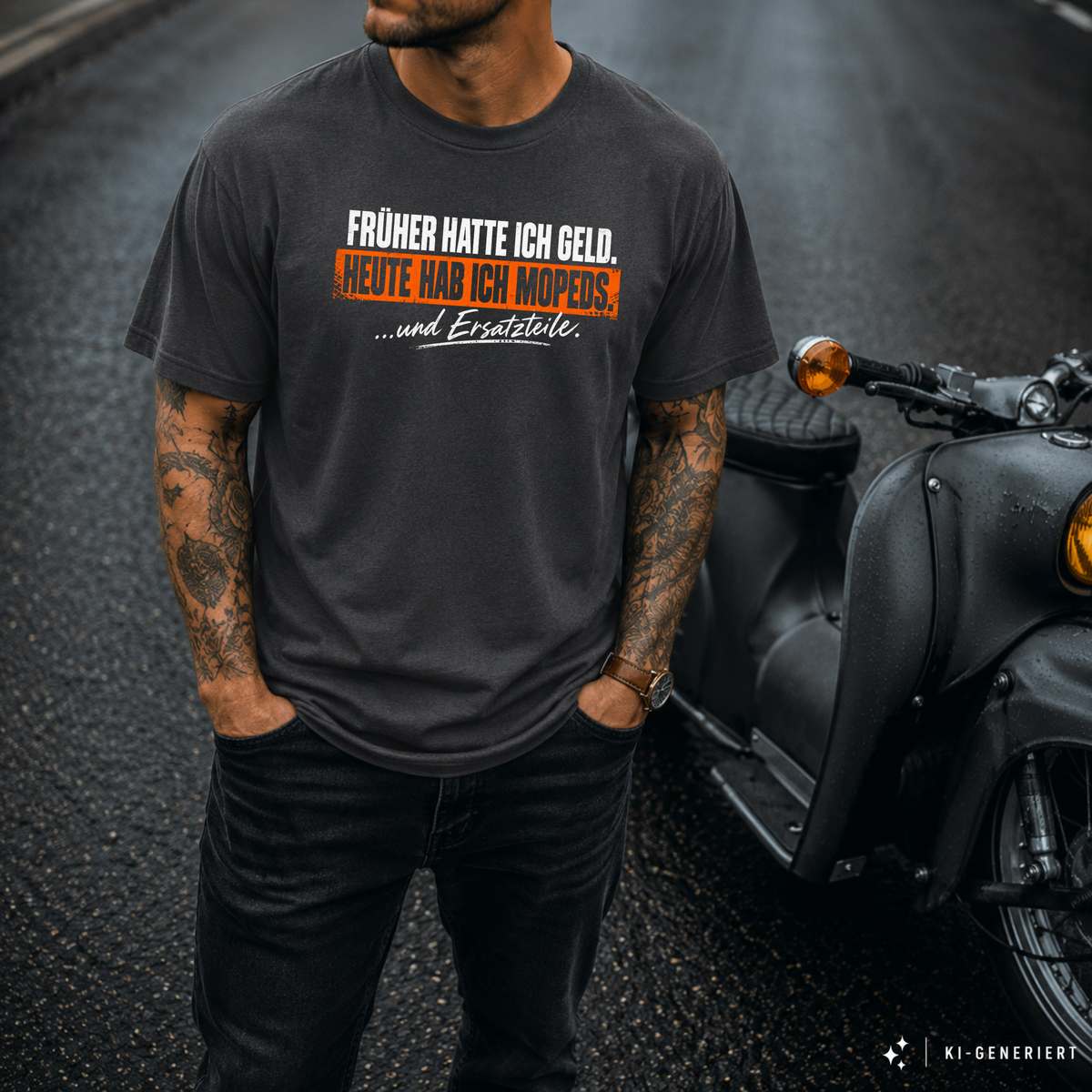 T-Shirt. Früher hatte ich Geld.