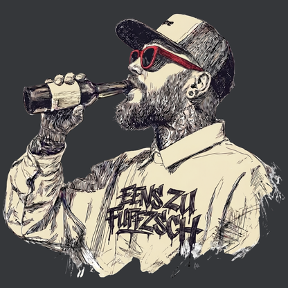 Hoodie Softstyle®. Benzin im Blut.