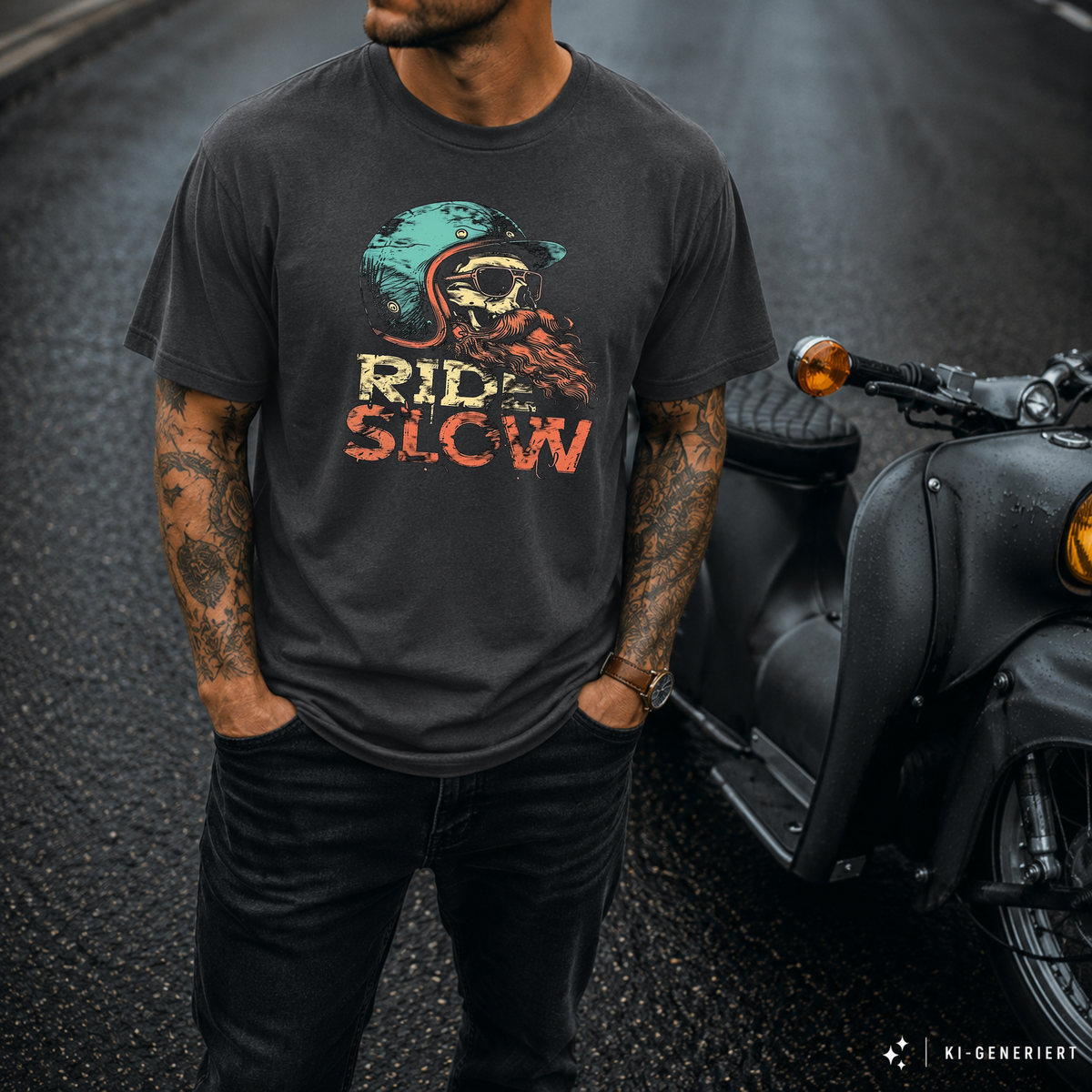 T-Shirt. Ride Slow.