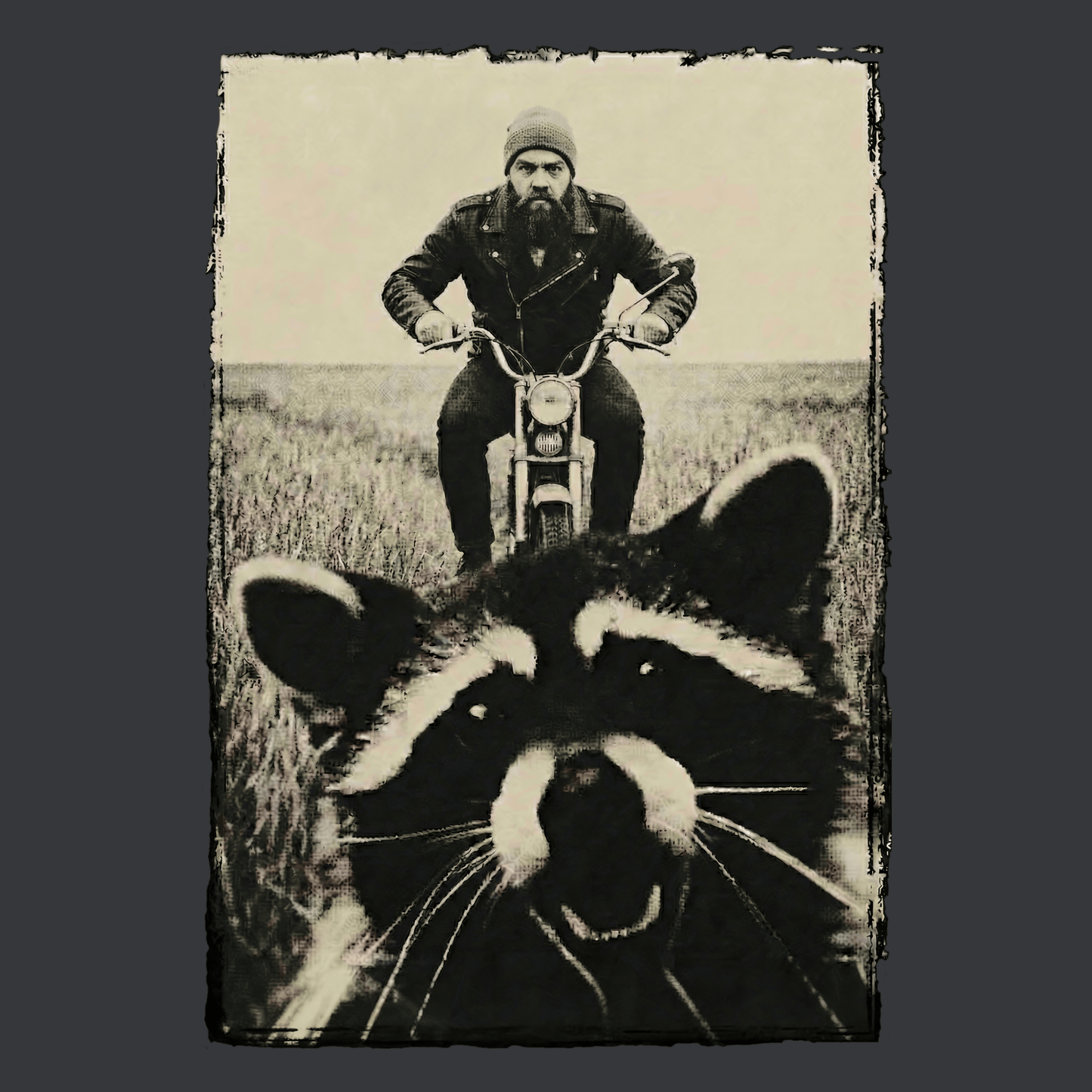 T-Shirt. Racoon.