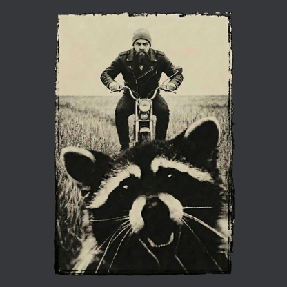 T-Shirt. Racoon.