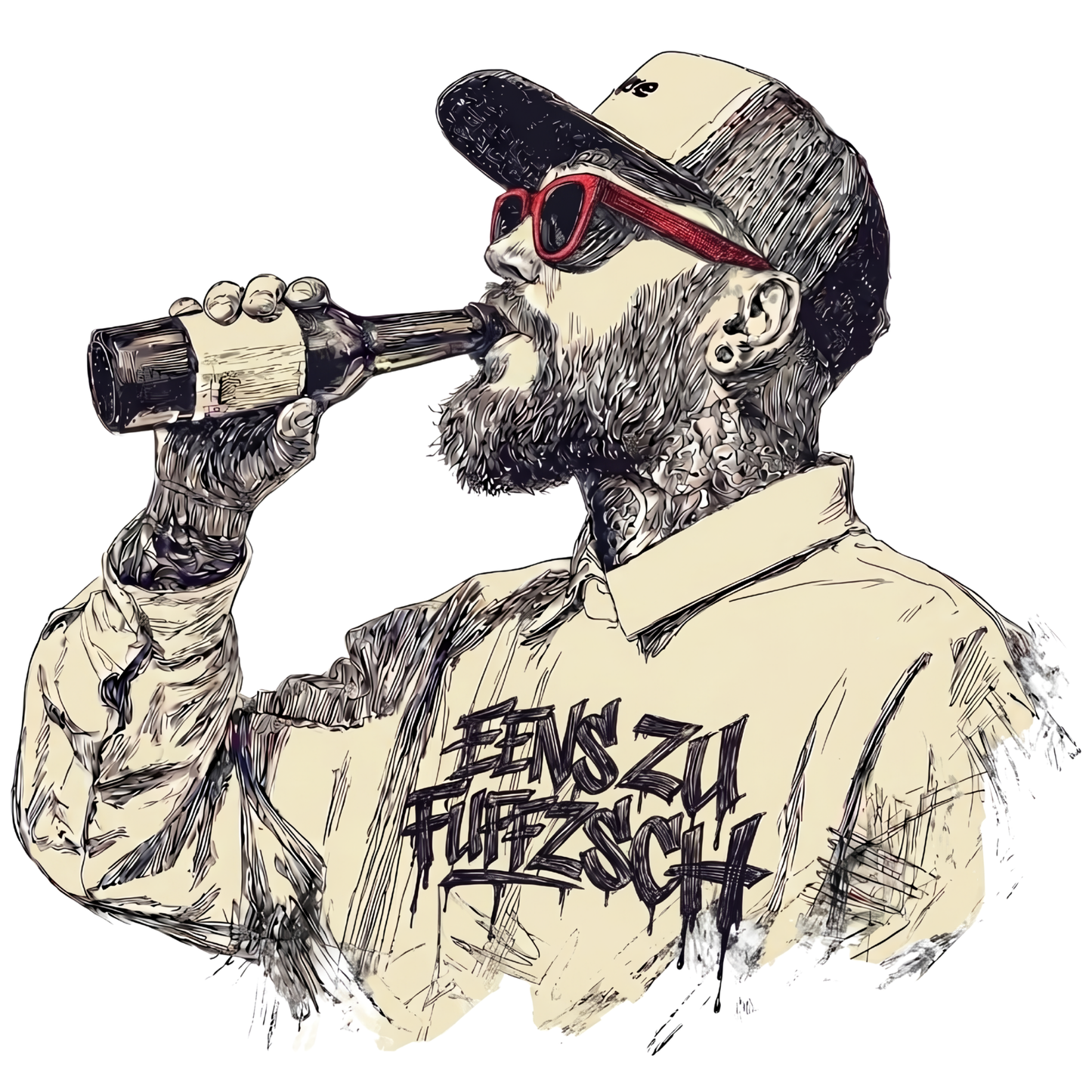 Hoodie Softstyle®. Benzin im Blut.
