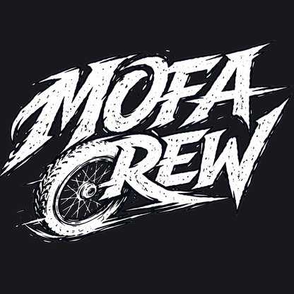Mädels T-Shirt. Mofa Crew.