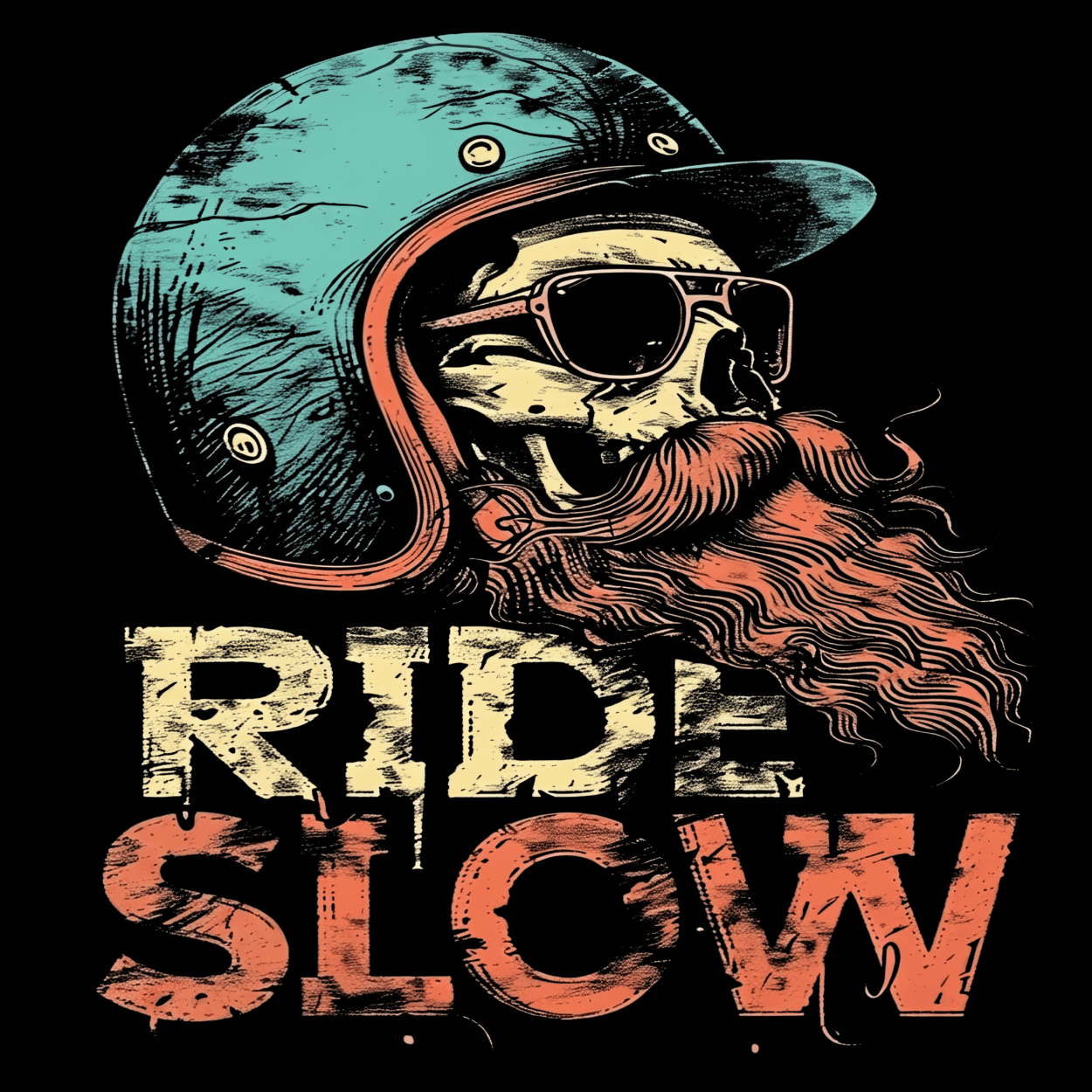 T-Shirt. Ride Slow.
