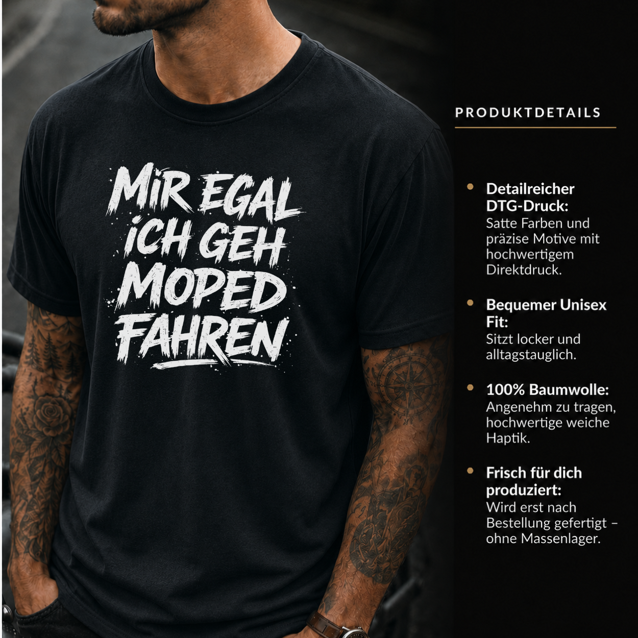 T-Shirt. Mir egal.