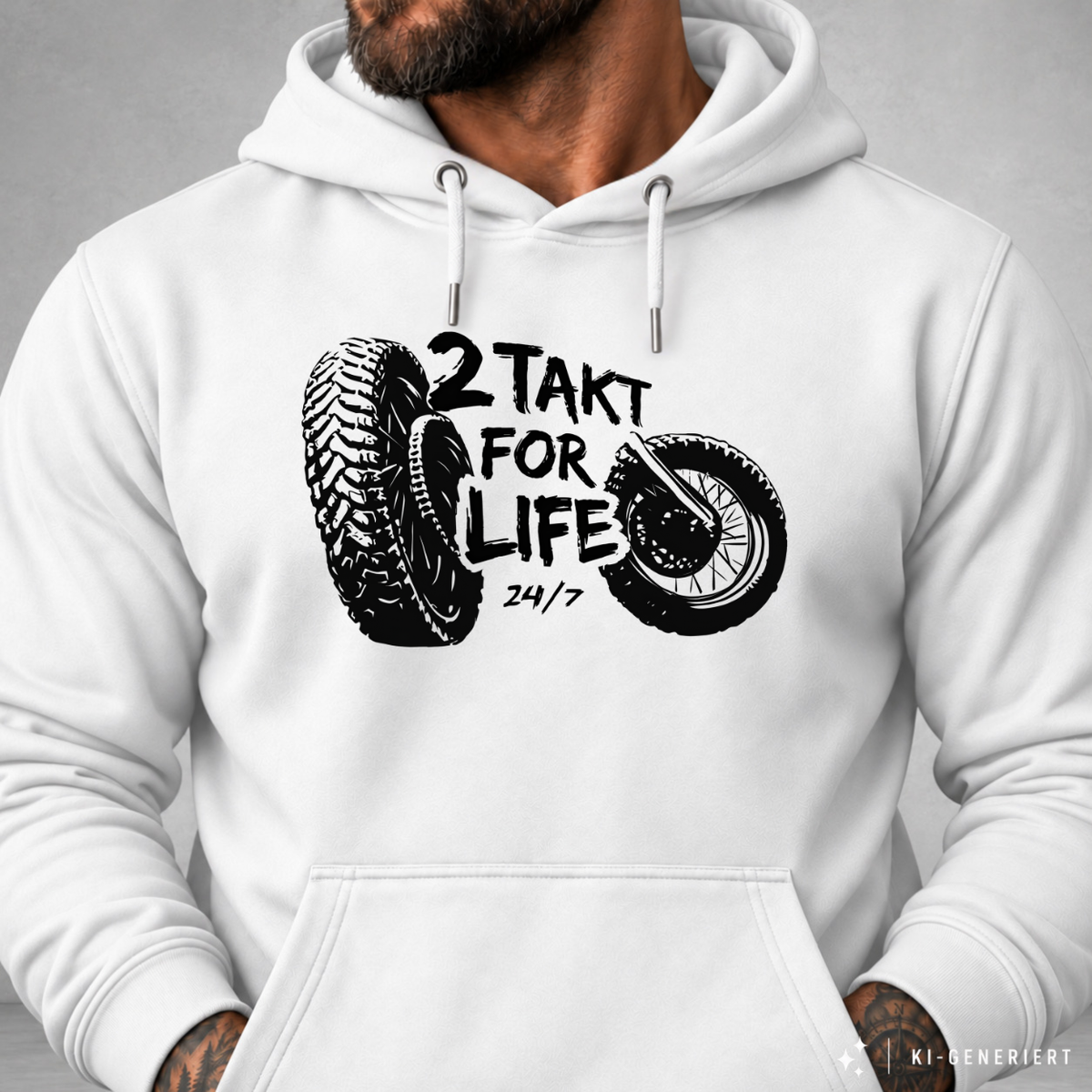 Hoodie Softstyle®. 2 Takt for Life.