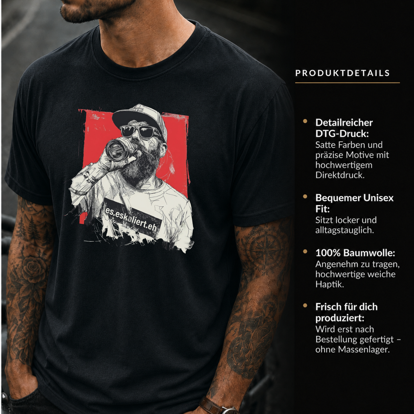 T-Shirt. Generation Zweitakt - Es eskaliert eh.