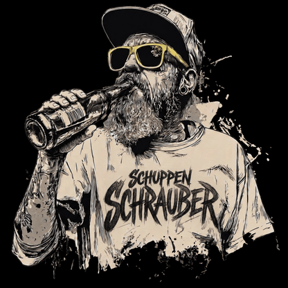T-Shirt. Schuppenschrauber.