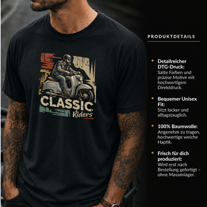 T-Shirt. Classic Riders.