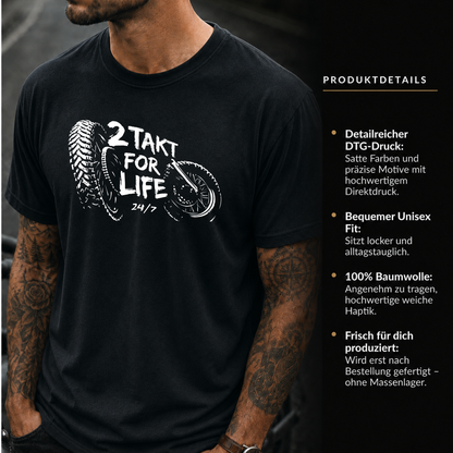 T-Shirt. 2 Takt for Life.