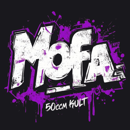 Mädels T-Shirt. Mofa 50ccm Kult.