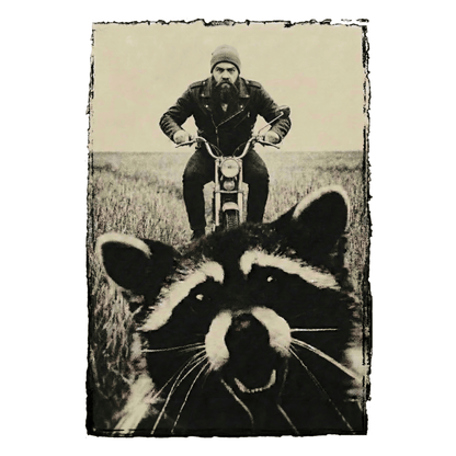 T-Shirt. Racoon.