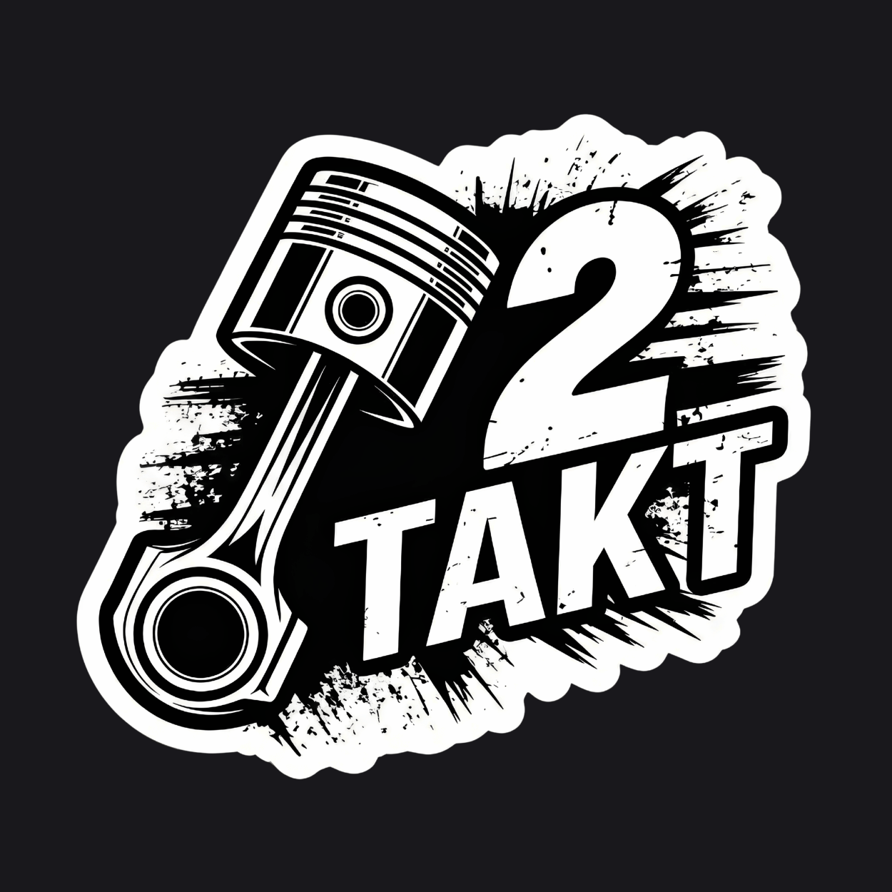 Mädels T-Shirt. 2-Takt.