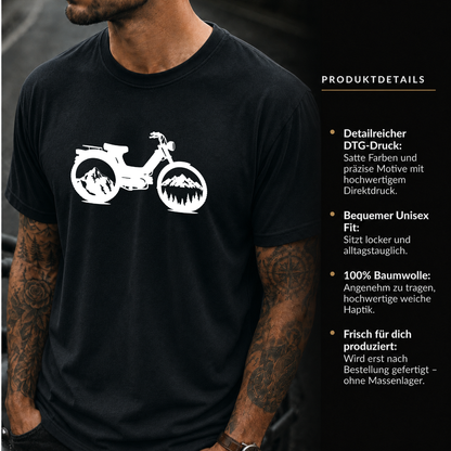 T-Shirt. Freiheit auf zwei Rädern.