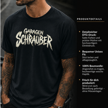 T-Shirt. Garagen Schrauber.