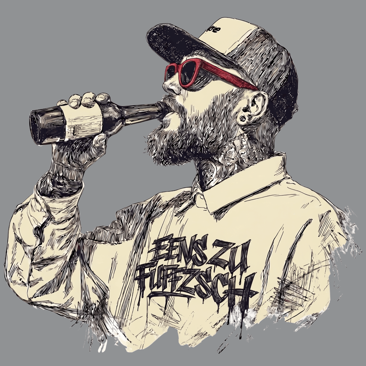 T-Shirt. Benzin im Blut.