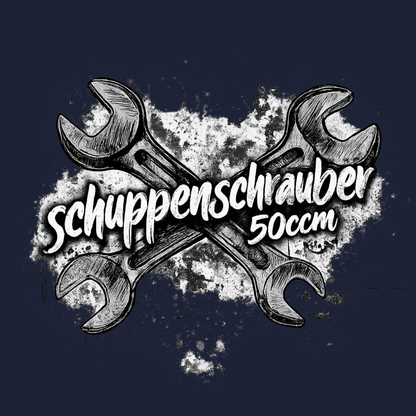 T-Shirt. Schuppenschrauber 50ccm.
