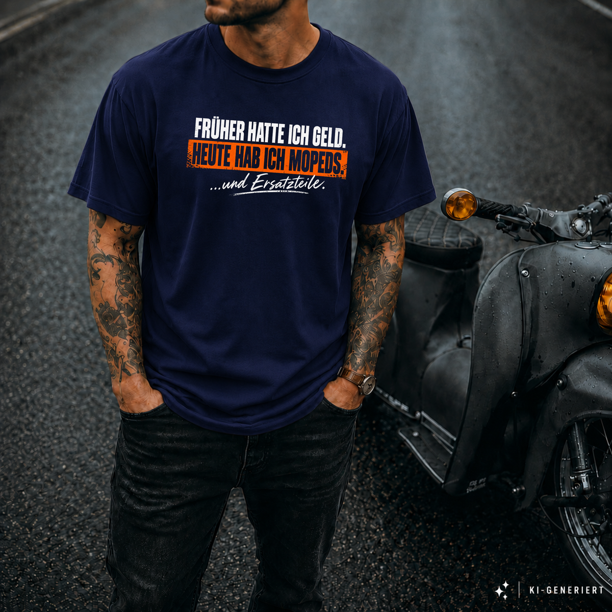 T-Shirt. Früher hatte ich Geld.