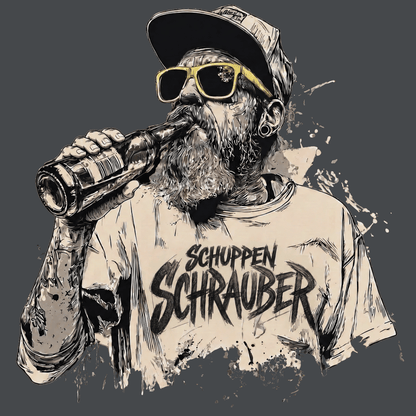 T-Shirt. Schuppenschrauber.