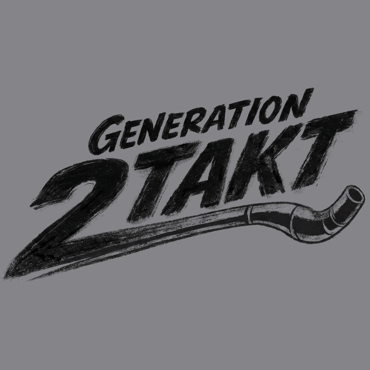 Mädels T-Shirt. Generation 2-Takt.