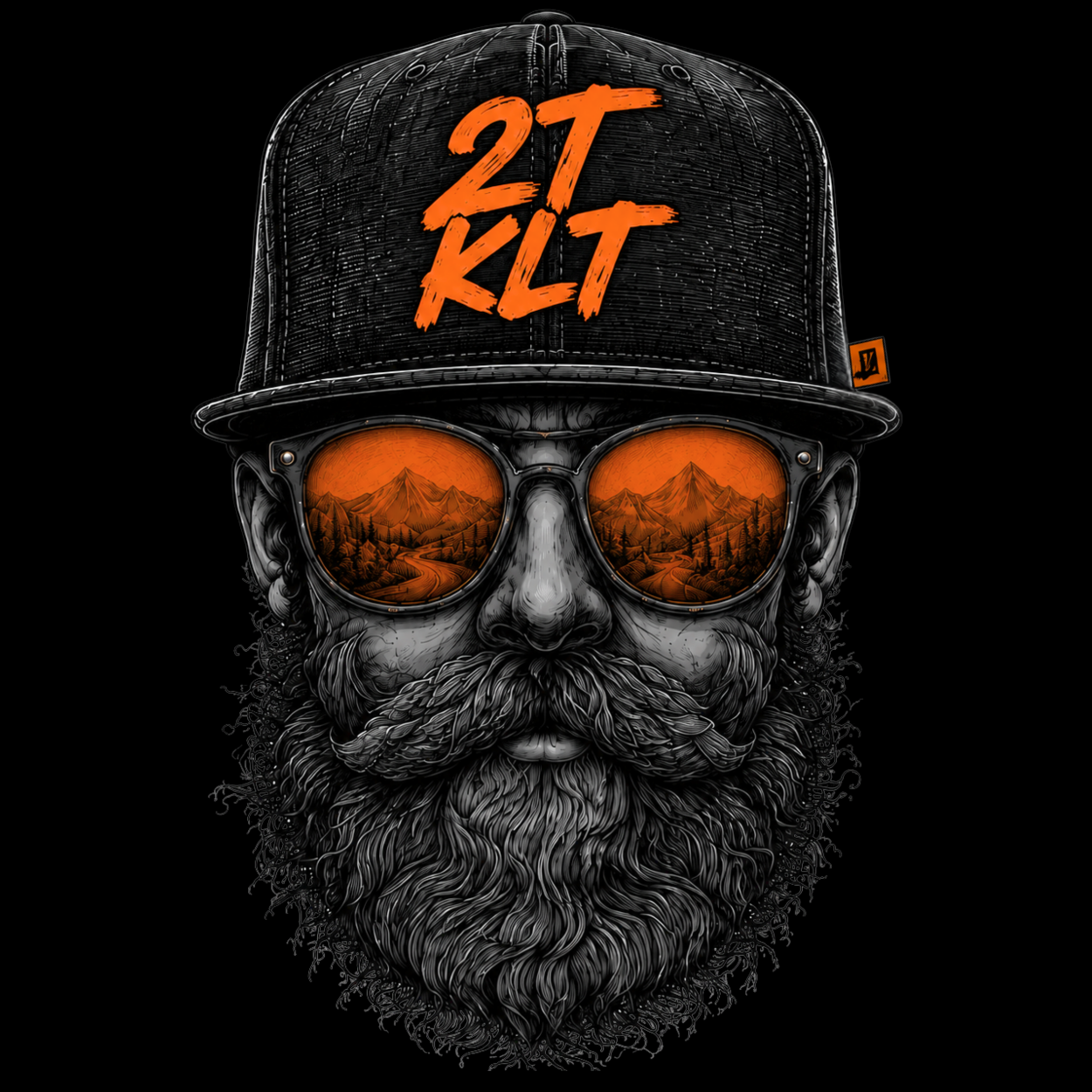T-Shirt. Zweitakt Nomaden – Der Hipster.