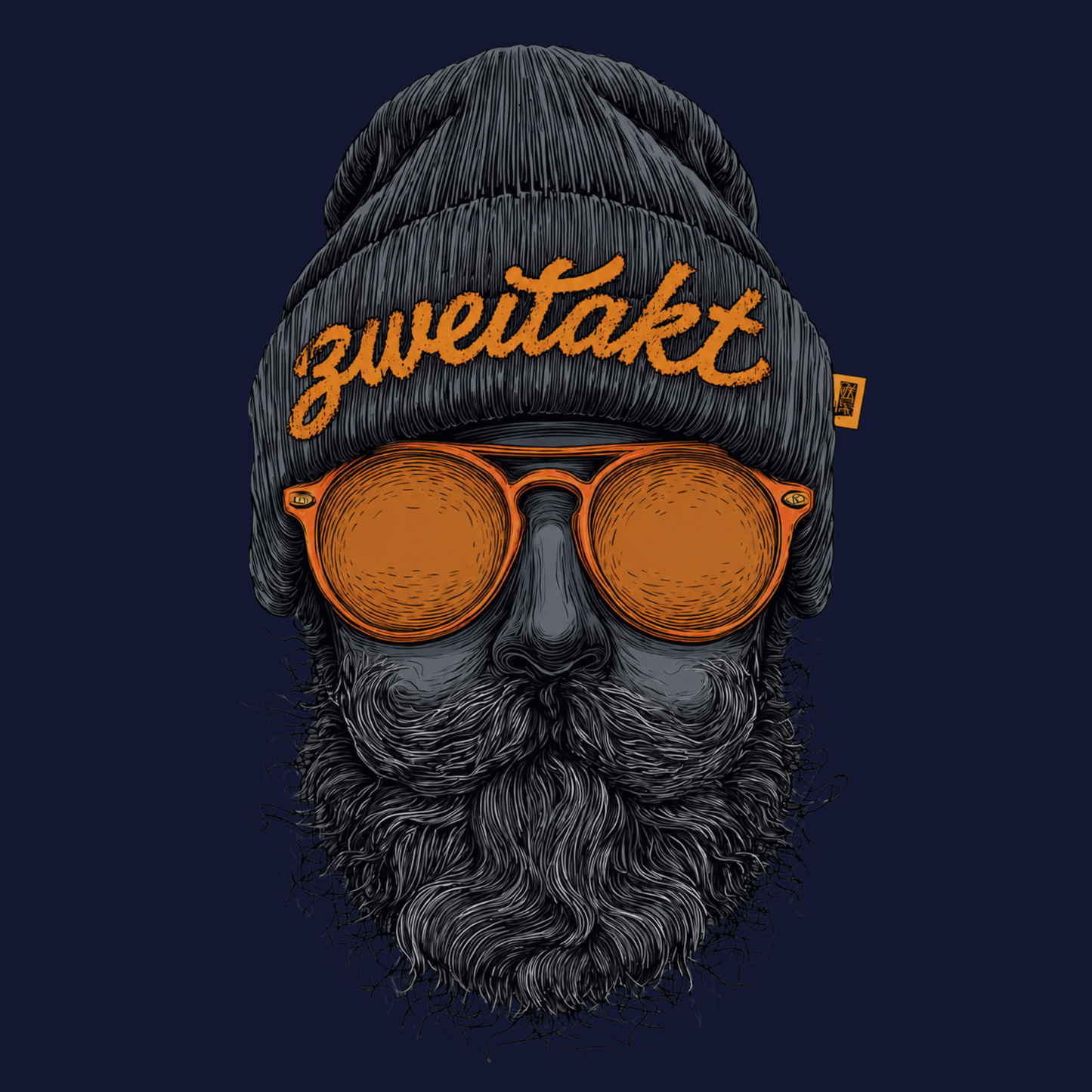 Hoodie Softstyle®. Zweitakt Nomaden – Der Vagabund.