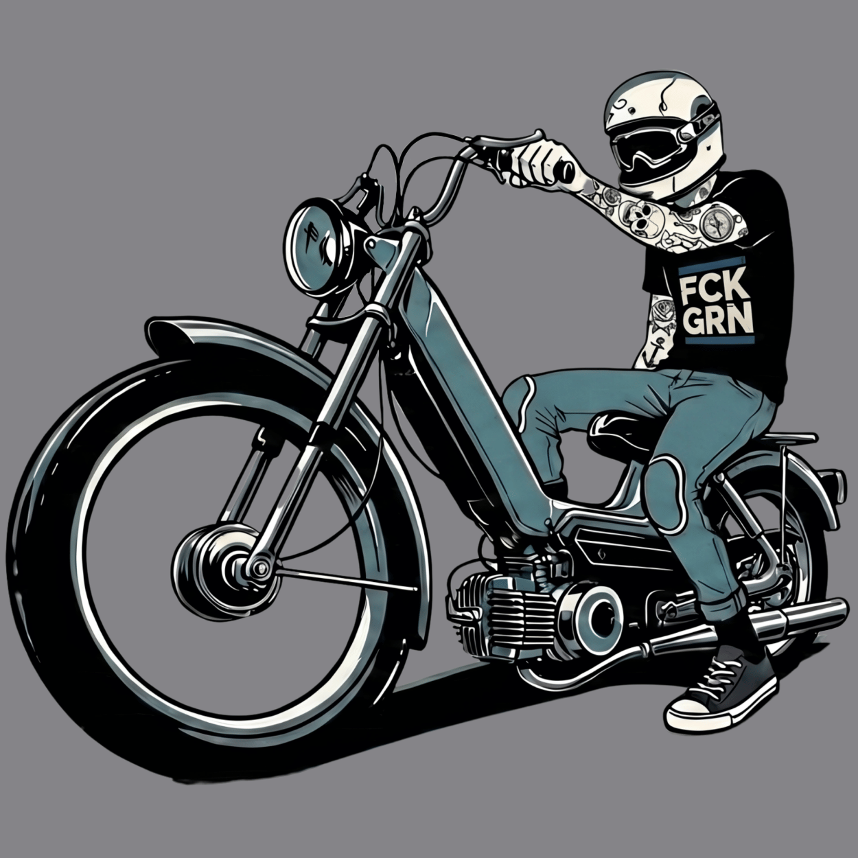 Mädels T-Shirt. Low Rider.