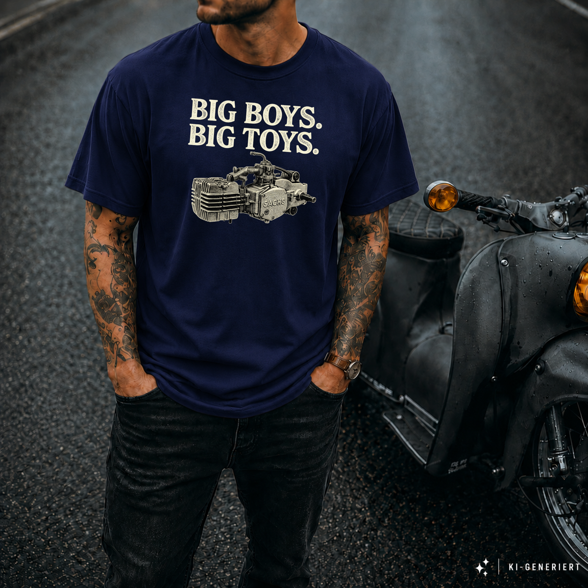 T-Shirt. Big Boys Big Toys