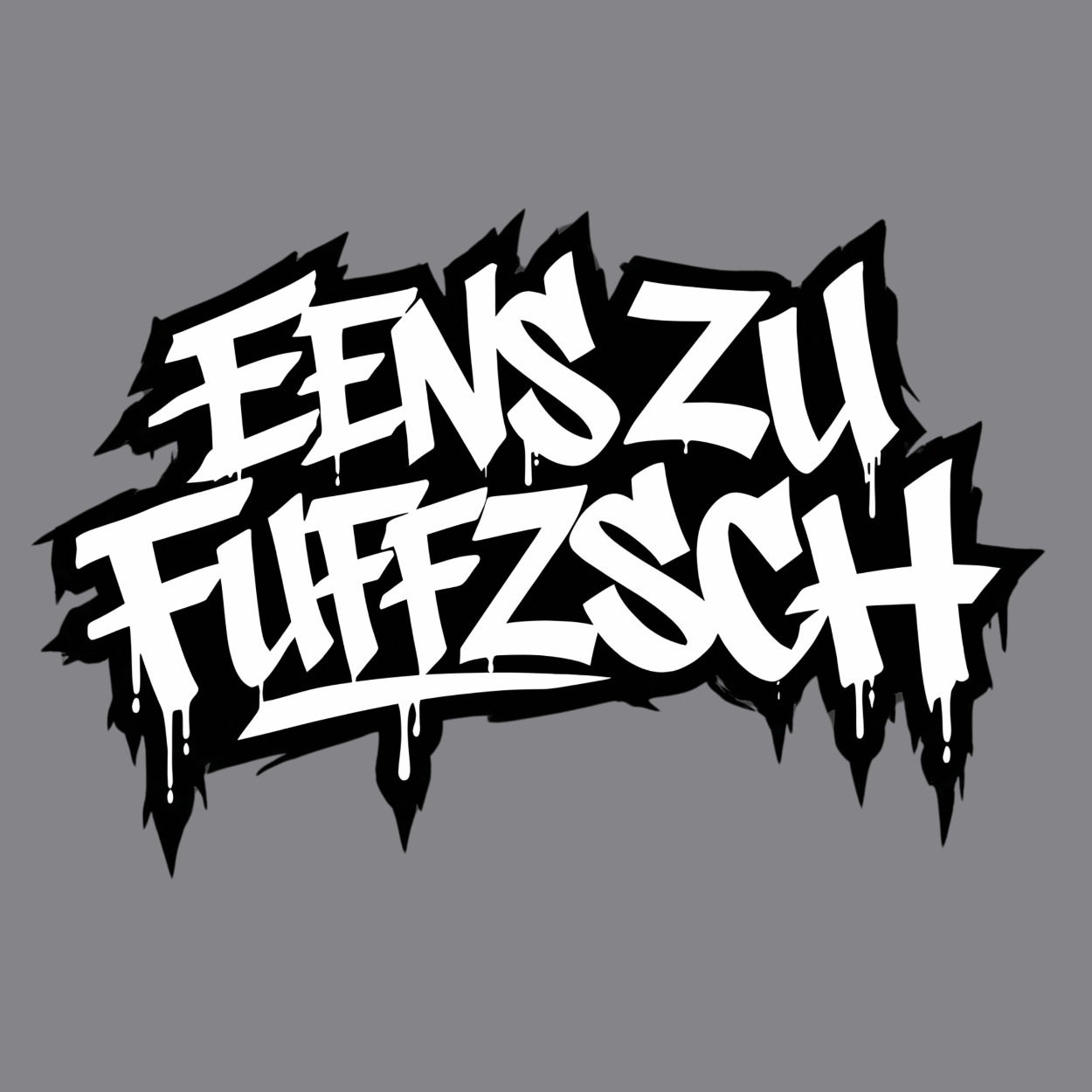 Mädels T-Shirt. Eenszufuffzsch.