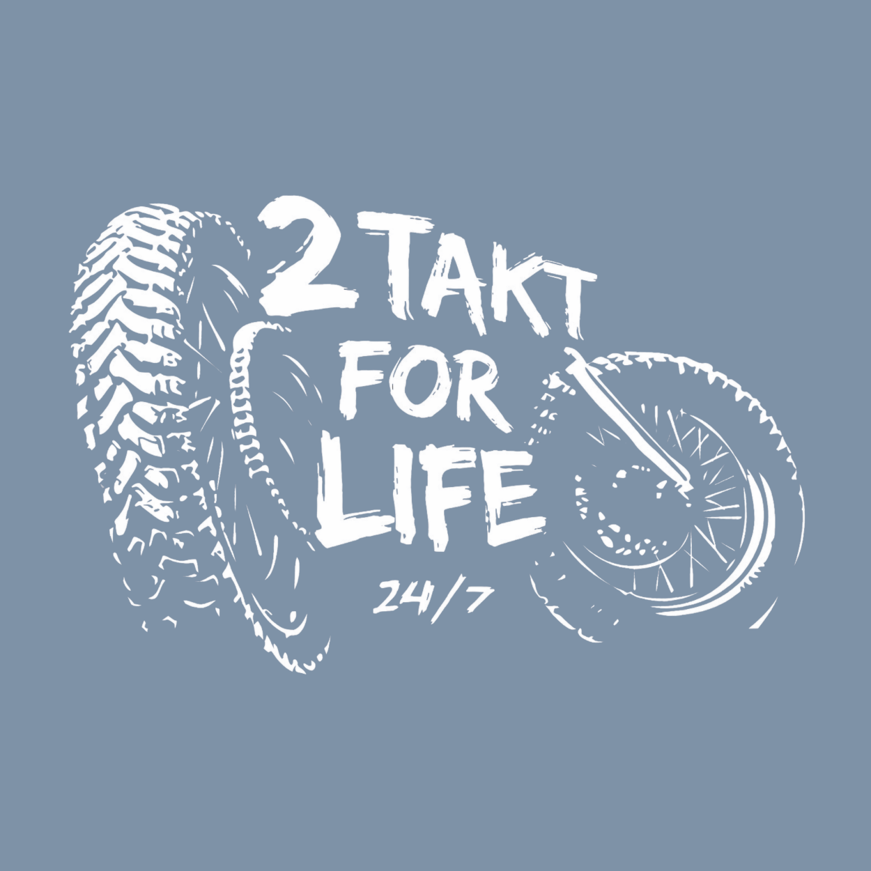 Mädels Hoodie Softstyle®. 2 Takt for Life.