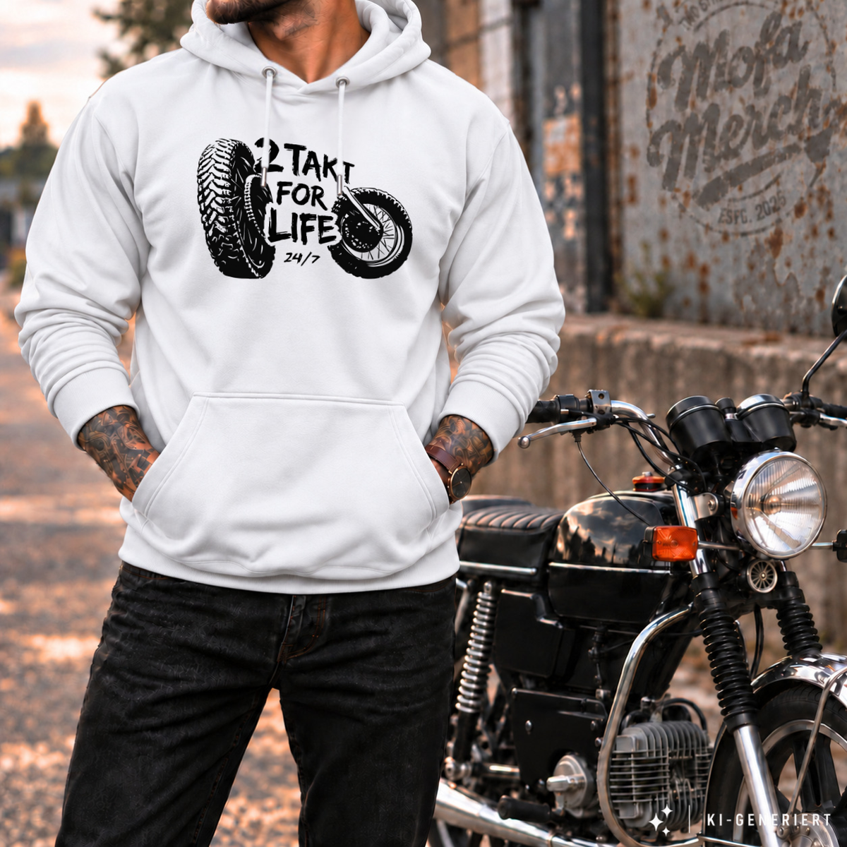 Hoodie Softstyle®. 2 Takt for Life.