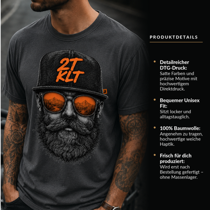 T-Shirt. Zweitakt Nomaden – Der Hipster.