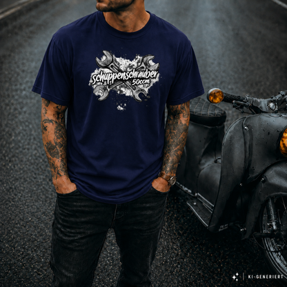 T-Shirt. Schuppenschrauber 50ccm.