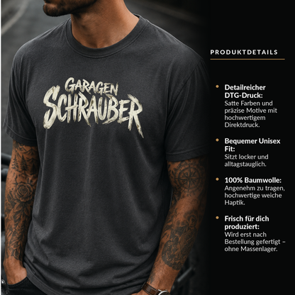 T-Shirt. Garagen Schrauber.