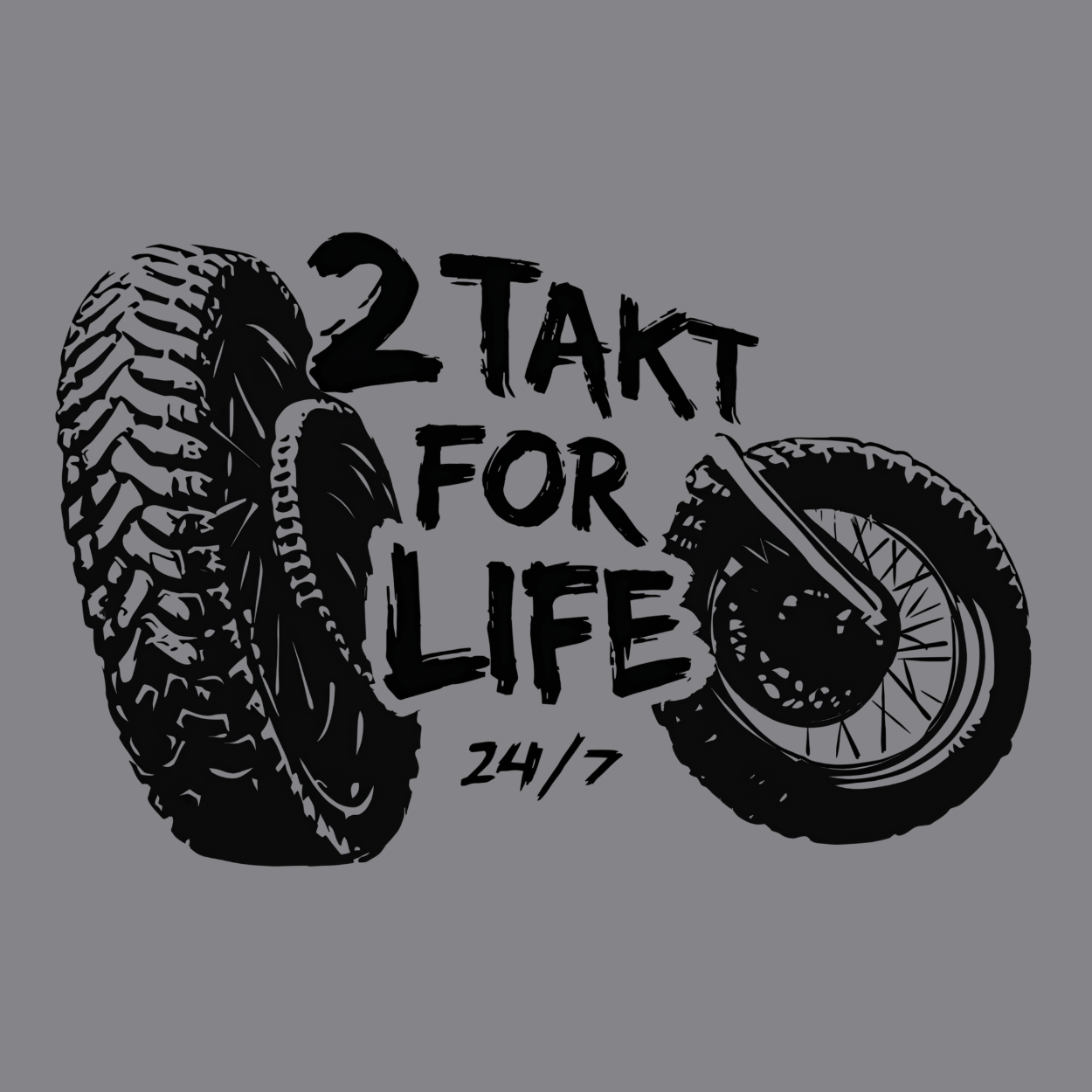 Mädels T-Shirt. 2 Takt for Life.