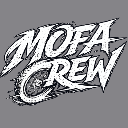 Mädels T-Shirt. Mofa Crew.