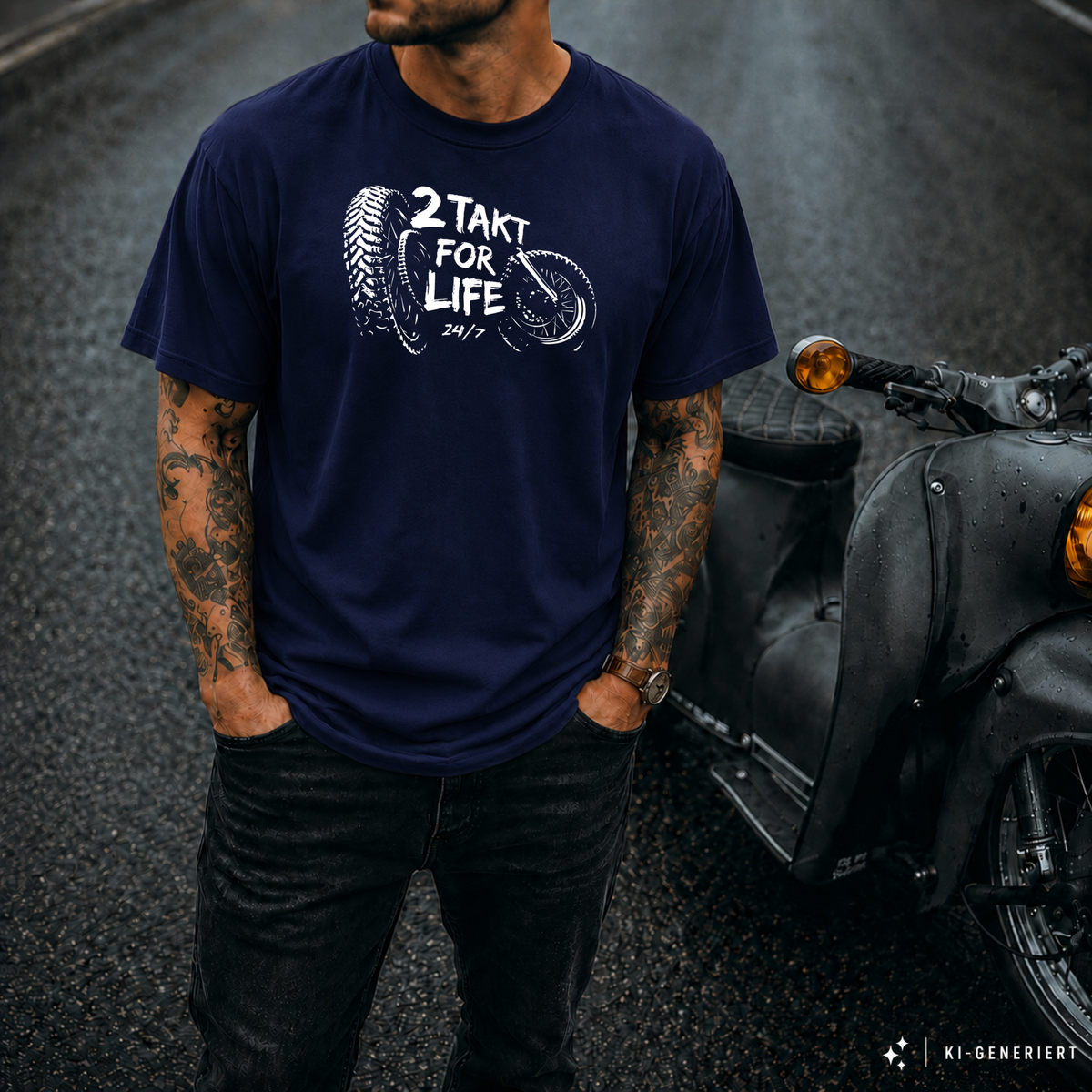 T-Shirt. 2 Takt for Life.