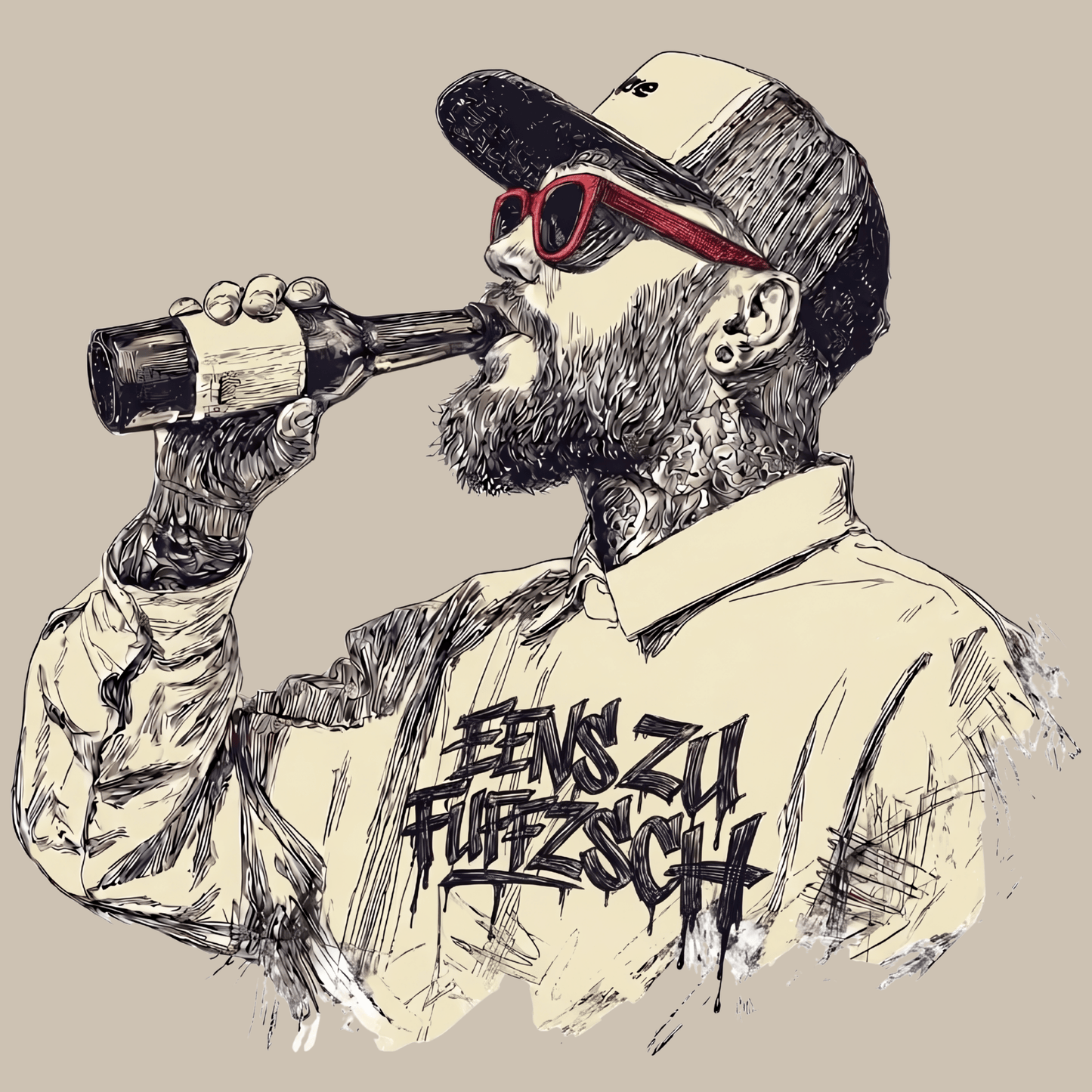 T-Shirt. Benzin im Blut.