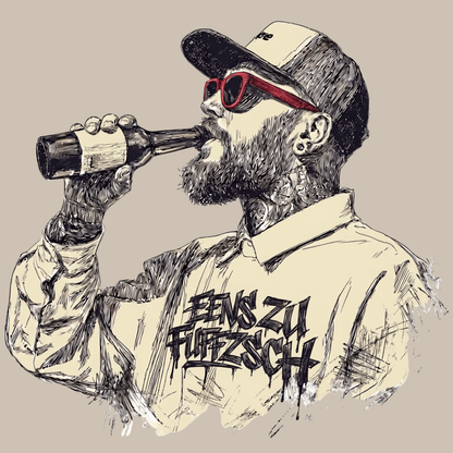 T-Shirt. Benzin im Blut.
