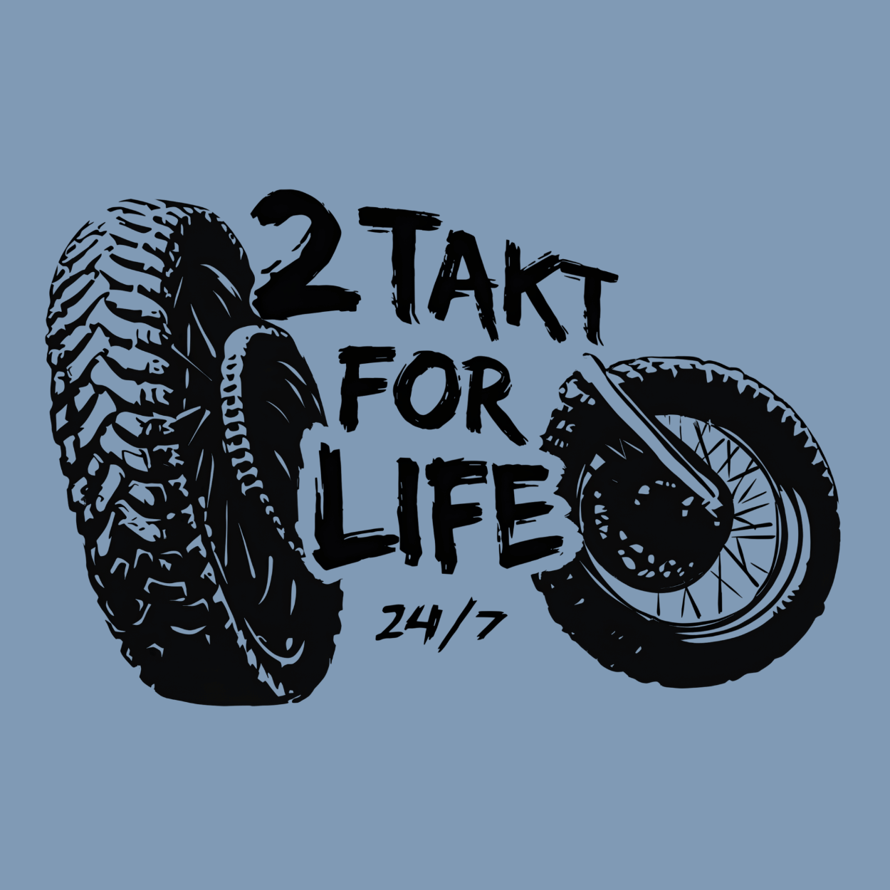 Mädels T-Shirt. 2 Takt for Life.