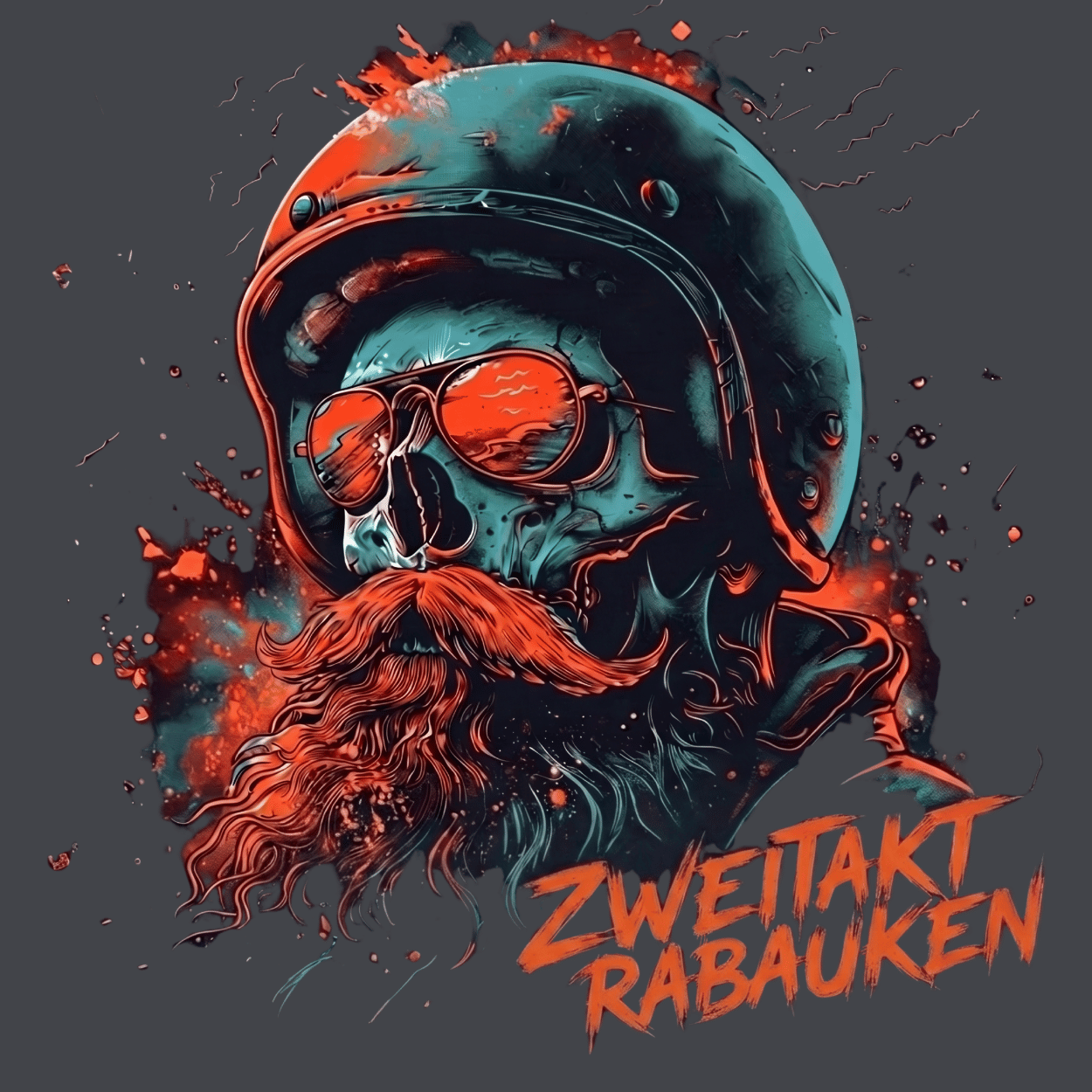 T-Shirt. Zweitakt Rabauken.
