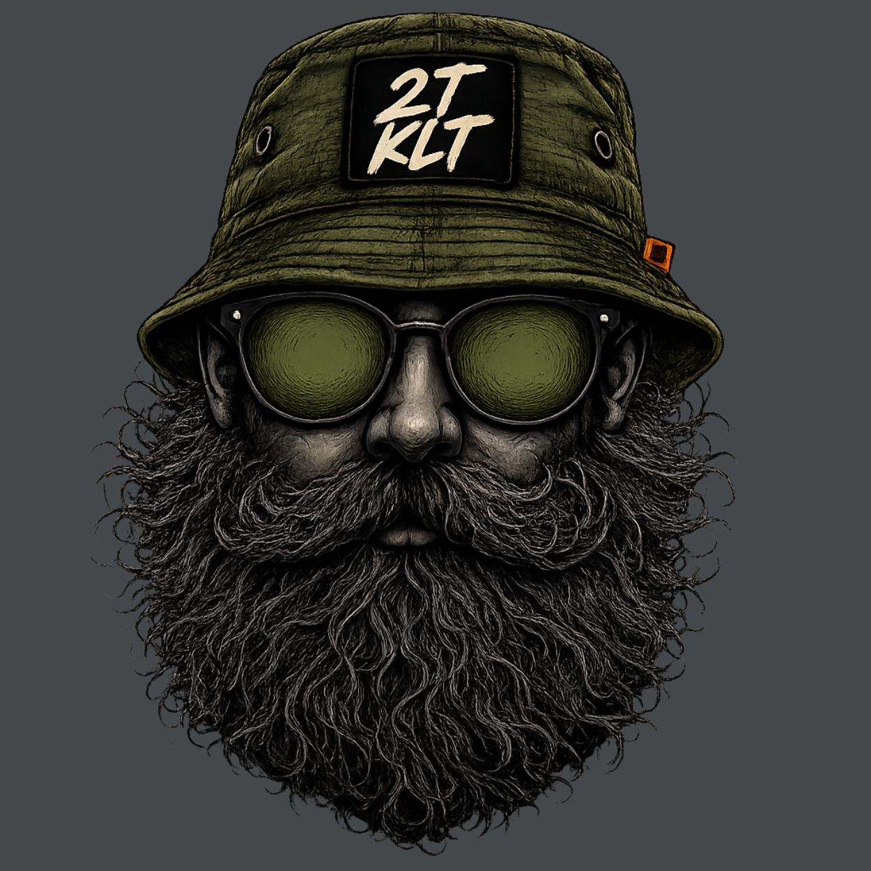 T-Shirt. Zweitakt Nomaden – Der Angler.