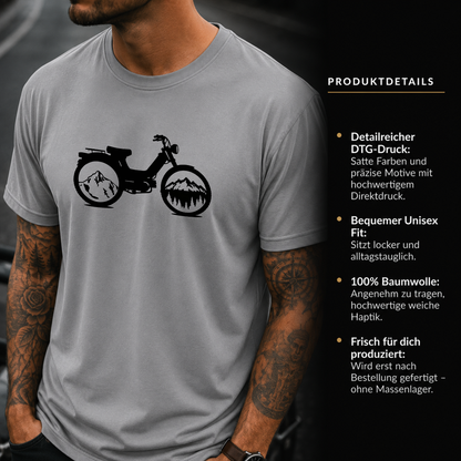 T-Shirt. Freiheit auf zwei Rädern.