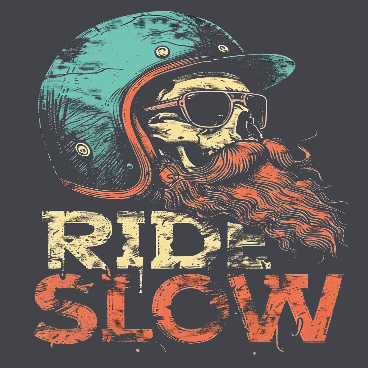 T-Shirt. Ride Slow.