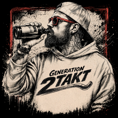 Hoodie Softstyle®. Generation Zweitakt - Daydrinking.