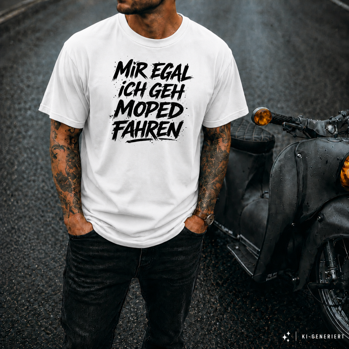 T-Shirt. Mir egal.