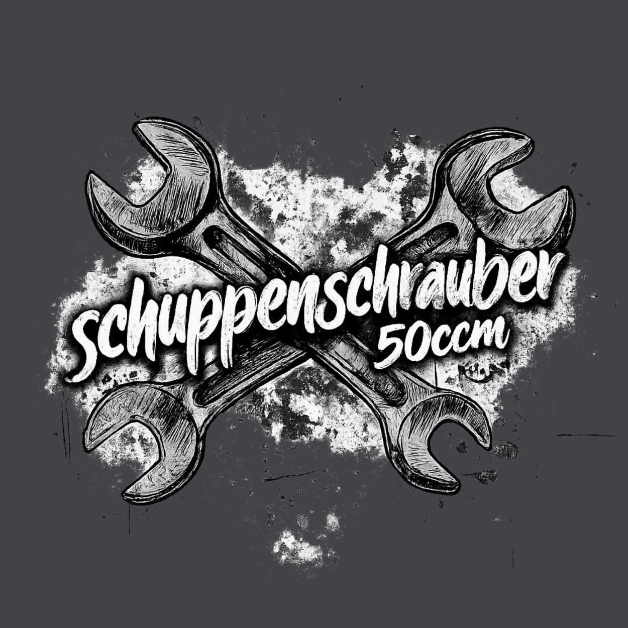 T-Shirt. Schuppenschrauber 50ccm.