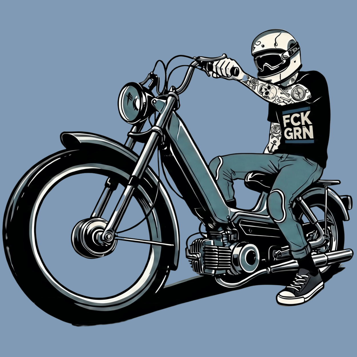 Mädels T-Shirt. Low Rider.